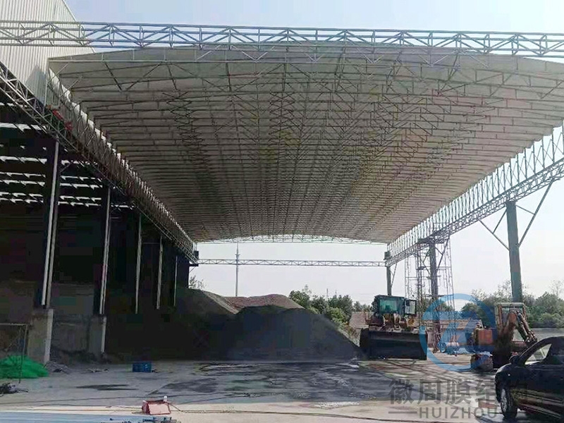 厂房电动推拉雨蓬