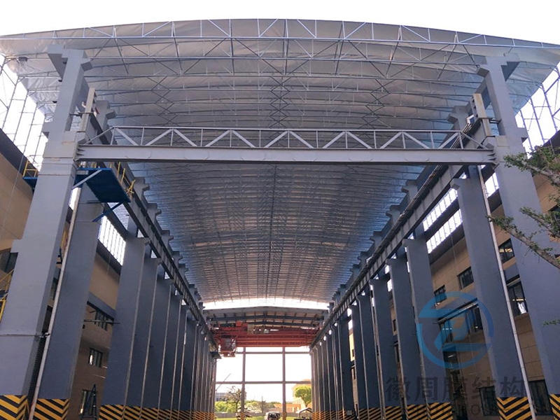 厂房电动推拉雨蓬