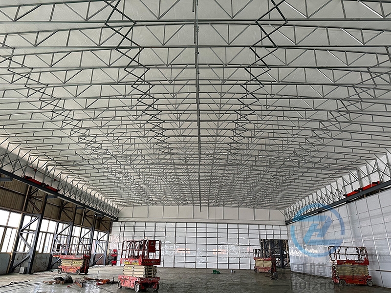 厂房电动推拉雨蓬