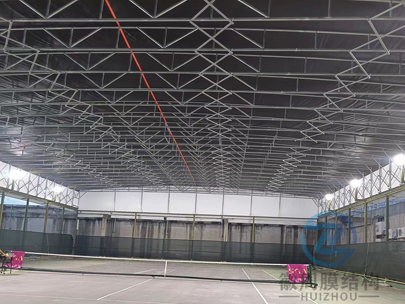 篮球场电动遮阳雨棚