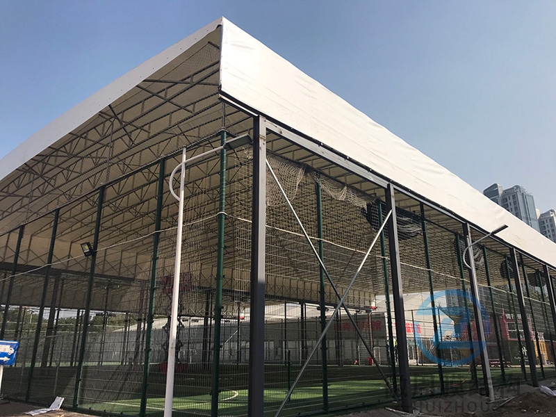 篮球场电动遮阳雨棚