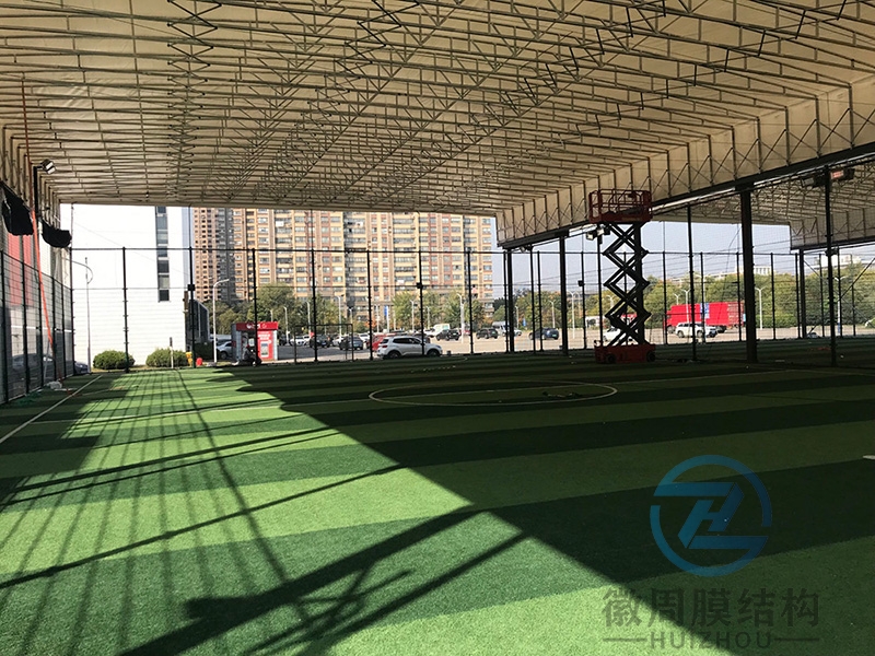 篮球场电动遮阳雨棚