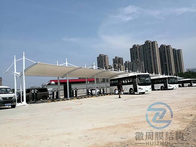 膜结构停车棚